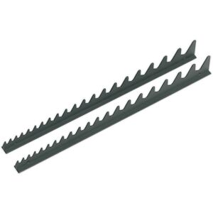 Loops 425mm 20 Spanner Sharks Teeth Tool Rack - Drawer Strip Tidy Management Organizer Loops 425mm 20 Spanner Sharks Teeth Tool Rack - Drawer Strip Tidy Management Organizer