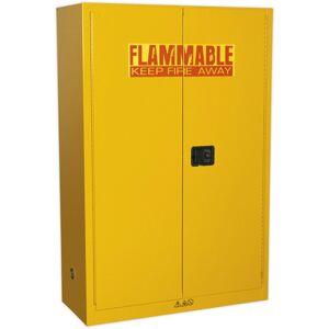 Loops Flammable Substance Storage Cabinet - 1095mm x 460mm x 1655mm - 3-Point Key Lock Loops Flammable Substance Storage Cabinet - 1095mm x 460mm x 1655mm - 3-Point Key Lock