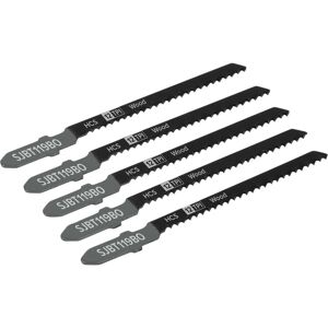 Loops 5 PACK - 75mm WOOD Jigsaw Blade Set - 12 TPI - FLEXIBLE Side Set Precision Cut Loops 5 PACK - 75mm WOOD Jigsaw Blade Set - 12 TPI - FLEXIBLE Side Set Precision Cut