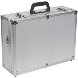 Loops 450 x 350 x 150mm Aluminium Tool Case & Electronics Storage Adjustable Dividers Loops 450 x 350 x 150mm Aluminium Tool Case & Electronics Storage Adjustable Dividers