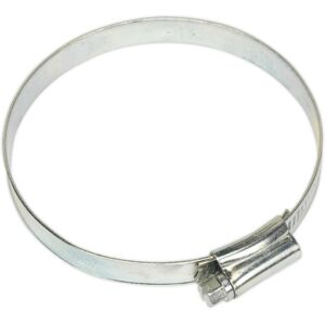 Loops 30 PACK Zinc Plated Hose Clip - 70 to 89mm Diameter - External Pressed Threads Loops 30 PACK Zinc Plated Hose Clip - 70 to 89mm Diameter - External Pressed Threads