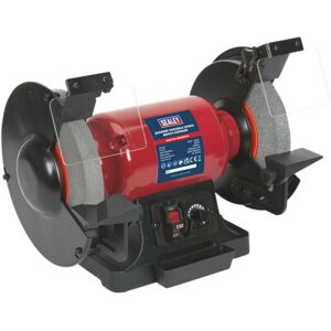 Loops 200mm Variable Speed Bench Grinder - 550W Induction Motor - Fine & Coarse Stones Loops 200mm Variable Speed Bench Grinder - 550W Induction Motor - Fine & Coarse Stones