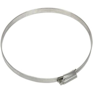 Loops 5 PACK Stainless Steel Hose Clip - 130 to 150mm Diameter - Hose Pipe Clip Fixing Loops 5 PACK Stainless Steel Hose Clip - 130 to 150mm Diameter - Hose Pipe Clip Fixing