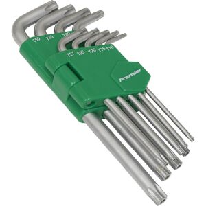 Loops 9 Piece Long Security TRX-Star - 90 to 160mm Length - T10H to T50H - Steel Loops 9 Piece Long Security TRX-Star - 90 to 160mm Length - T10H to T50H - Steel