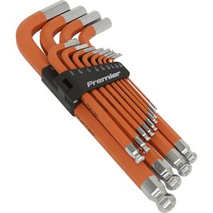 Loops 13 Piece Long Jumbo Ball-End Hex Key Set - Imperial Sizing- Anti-Slip Coating Loops 13 Piece Long Jumbo Ball-End Hex Key Set - Imperial Sizing- Anti-Slip Coating