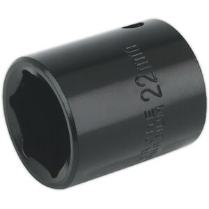 Loops 22mm Forged Impact Socket - 1/2 Inch Sq Drive - Chrome-Vanadium Wrench Socket Loops 22mm Forged Impact Socket - 1/2 Inch Sq Drive - Chrome-Vanadium Wrench Socket