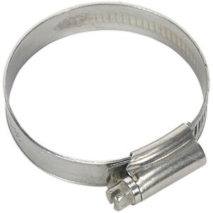 Loops 10 PACK Stainless Steel Hose Clip - 38 to 57mm Diameter - Hose Pipe Clip Fixing Loops 10 PACK Stainless Steel Hose Clip - 38 to 57mm Diameter - Hose Pipe Clip Fixing