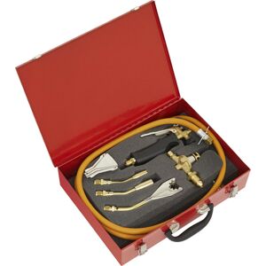 Loops 7pc Premium Propane Torch Set - Jet & Pipe Heating Nozzles - Gas Valve & Hose Loops 7pc Premium Propane Torch Set - Jet & Pipe Heating Nozzles - Gas Valve & Hose