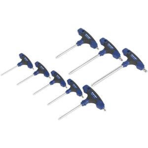 Loops 8 Piece Metric T-Handle TRX-Star Key Set - 125 to 220mm Length - Long & Short Loops 8 Piece Metric T-Handle TRX-Star Key Set - 125 to 220mm Length - Long & Short
