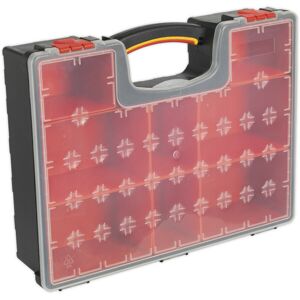 Loops 420 x 330 x 105mm 8 Compartment Parts / Bit Storage Case - Components & Screws Loops 420 x 330 x 105mm 8 Compartment Parts / Bit Storage Case - Components & Screws