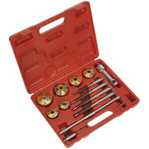 Loops 14 Piece Valve Seat Cutter Set - Tungsten Carbide Cutting Blades - Storage Case Loops 14 Piece Valve Seat Cutter Set - Tungsten Carbide Cutting Blades - Storage Case