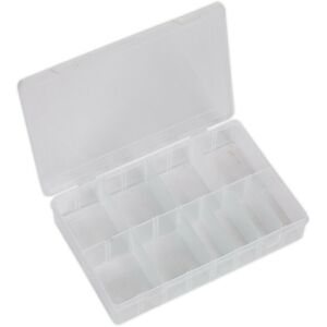 Loops Partitioned Assortment Box - 8 Removeable Dividers - Up To 10 Compartments Loops Partitioned Assortment Box - 8 Removeable Dividers - Up To 10 Compartments