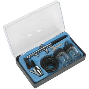 Loops Air Brush Kit - 0.35mm Nozzle - Suction & Thimble Feed - With Accessories Loops Air Brush Kit - 0.35mm Nozzle - Suction & Thimble Feed - With Accessories