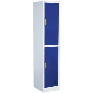 Loops 2 Door Single Locker - 380 x 450 x 1850mm - Ventilated Locking Doors - Flat Pack Loops 2 Door Single Locker - 380 x 450 x 1850mm - Ventilated Locking Doors - Flat Pack
