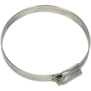 Loops 5 PACK Stainless Steel Hose Clip - 80 to 100mm Diameter - Hose Pipe Clip Fixing Loops 5 PACK Stainless Steel Hose Clip - 80 to 100mm Diameter - Hose Pipe Clip Fixing