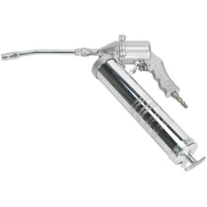 Loops Air Operated Pistol Type Grease Gun - Continuous Flow - Rigid Delivery Tube Loops Air Operated Pistol Type Grease Gun - Continuous Flow - Rigid Delivery Tube