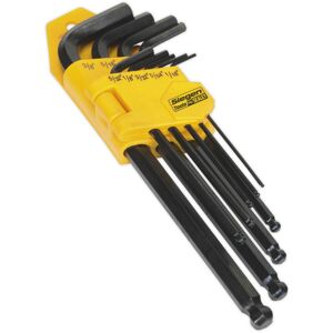Loops 9 Piece Ball-End Hex Key Set - Imperial Sizing - 30 Degree Angled Drive Loops 9 Piece Ball-End Hex Key Set - Imperial Sizing - 30 Degree Angled Drive