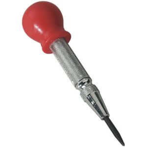 Loops 135mm Heavy Duty Automatic Centre Punch - Spring Loaded Tip - Brass Barrel Loops 135mm Heavy Duty Automatic Centre Punch - Spring Loaded Tip - Brass Barrel