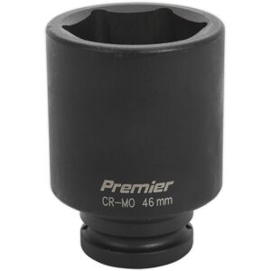 Loops 46mm Forged Deep Impact Socket - 3/4 Inch Sq Drive - Chromoly Wrench Socket Loops 46mm Forged Deep Impact Socket - 3/4 Inch Sq Drive - Chromoly Wrench Socket