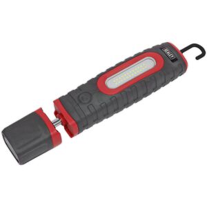 Loops 360Â Swivel Inspection Light - 24 SMD & 3W SMD LED - Rechargeable - Red Loops 360Â Swivel Inspection Light - 24 SMD & 3W SMD LED - Rechargeable - Red