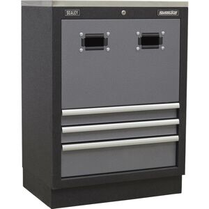 Loops 680mm Modular Reel Cabinet - Cable & Air Hose - 3 Drawers - Aluminium Handles Loops 680mm Modular Reel Cabinet - Cable & Air Hose - 3 Drawers - Aluminium Handles