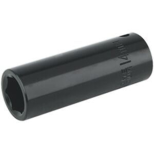 Loops 14mm Forged Deep Impact Socket - 3/8 Inch Sq Drive Chrome Vanadium Wrench Socket Loops 14mm Forged Deep Impact Socket - 3/8 Inch Sq Drive Chrome Vanadium Wrench Socket