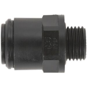 Loops 5 PACK - 6mm x 1/4" Straight Adapter Metric Pipe / Imp Thread Pneumatic Coupling Loops 5 PACK - 6mm x 1/4" Straight Adapter Metric Pipe / Imp Thread Pneumatic Coupling