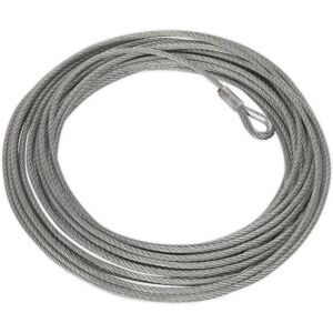 Loops 9.2mm x 26m Wire Rope - Suitable For ys09217 & ys09218 Self Recovery Winch Loops 9.2mm x 26m Wire Rope - Suitable For ys09217 & ys09218 Self Recovery Winch