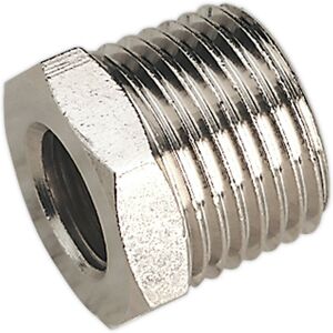 Loops Air Tool Adaptor - 1/2" BSPT Male to 1/4" BSP Female - Hexagon Nipple Connector Loops Air Tool Adaptor - 1/2" BSPT Male to 1/4" BSP Female - Hexagon Nipple Connector