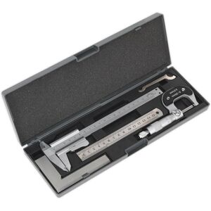 Loops 4 Piece Measuring Tool Set - Precision Measuring Instrument Kit - Storage Case Loops 4 Piece Measuring Tool Set - Precision Measuring Instrument Kit - Storage Case