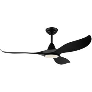 Loops Remote Control Ceiling Fan & Light - 15W LED - Black - Ceiling Fan Loops Remote Control Ceiling Fan & Light - 15W LED - Black - Ceiling Fan