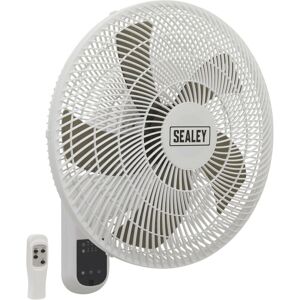 Loops 16 Inch Wall Mounted Fan - 3 Speed Settings - Remote Control - Tilt & Swivel Loops 16 Inch Wall Mounted Fan - 3 Speed Settings - Remote Control - Tilt & Swivel