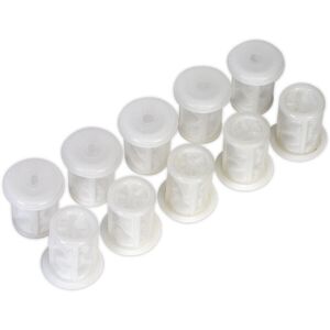 Loops 10 PACK - Suction Feed Paint Filters - In-Line Cup Filter Spray Gun & Airbrush Loops 10 PACK - Suction Feed Paint Filters - In-Line Cup Filter Spray Gun & Airbrush