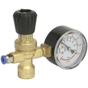 Loops MIG Gas Regulator for Disposable Cylinders - 4bar Max. Pressure - Pressure Gauge Loops MIG Gas Regulator for Disposable Cylinders - 4bar Max. Pressure - Pressure Gauge