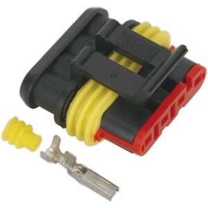 Loops 3 PACK Superseal 4-Way Female Connector - Housing Terminals & Seals - Waterproof Loops 3 PACK Superseal 4-Way Female Connector - Housing Terminals & Seals - Waterproof