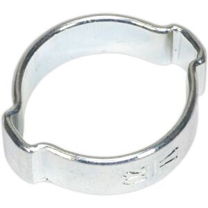 Loops 25 PACK Zinc Plated Double Ear O-Clip - 17mm to 20mm Diameter - Hose Pipe Fixing Loops 25 PACK Zinc Plated Double Ear O-Clip - 17mm to 20mm Diameter - Hose Pipe Fixing