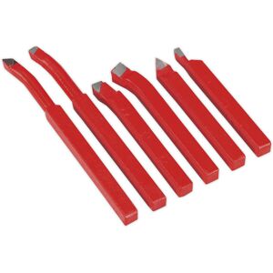 Loops 6 Piece HSS Cutter Tool Set - 8 x 8mm Section - Suitable for ys08845 Lathe Loops 6 Piece HSS Cutter Tool Set - 8 x 8mm Section - Suitable for ys08845 Lathe