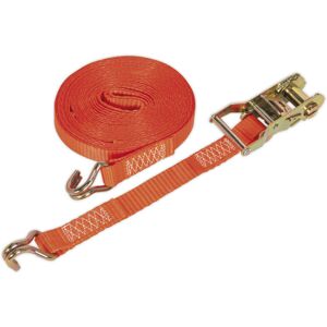 Loops 25mm x 8m 1500KG Ratchet Tie Down Straps Set - Polyester Webbing & Steel J Hook Loops 25mm x 8m 1500KG Ratchet Tie Down Straps Set - Polyester Webbing & Steel J Hook
