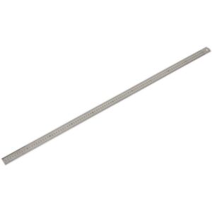 Loops 1000mm Steel Ruler - Metric & Imperial Markings - Hanging Hole - 40 Inch Rule Loops 1000mm Steel Ruler - Metric & Imperial Markings - Hanging Hole - 40 Inch Rule