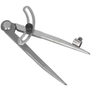 Loops 150mm Locking Wing Divider with Compass - Two Point Measurement - Adjustable Loops 150mm Locking Wing Divider with Compass - Two Point Measurement - Adjustable