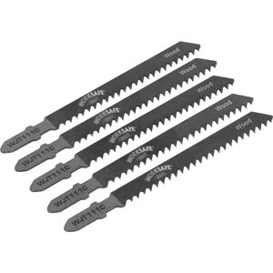 Loops 5 PACK 75mm Chrome Vanadium Steel Jigsaw Blade - 9 TPI - Side Set Teeth - Wood Loops 5 PACK 75mm Chrome Vanadium Steel Jigsaw Blade - 9 TPI - Side Set Teeth - Wood