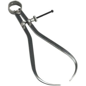 Loops 200mm External Spring Caliper - Adjusting Washer & Nut - Brushed Metal Finish Loops 200mm External Spring Caliper - Adjusting Washer & Nut - Brushed Metal Finish