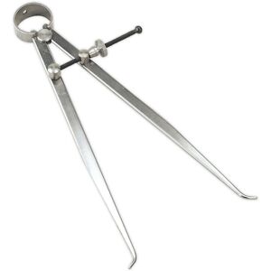 Loops 200mm Internal Spring Caliper - Adjusting Washer & Nut - Brushed Metal Finish Loops 200mm Internal Spring Caliper - Adjusting Washer & Nut - Brushed Metal Finish