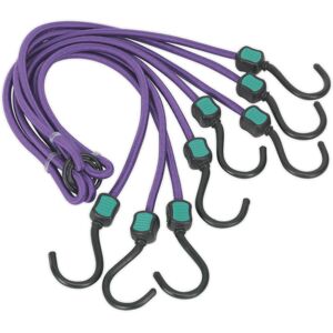 Loops 1000mm Octopus Bungee Chord - 8 Nylon Coated Steel Hooks - 1800mm Stretch Loops 1000mm Octopus Bungee Chord - 8 Nylon Coated Steel Hooks - 1800mm Stretch