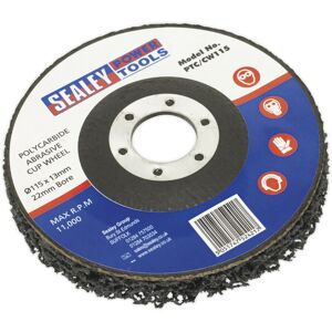 Loops Polycarbide Abrasive Cup Wheel - 115mm x 13mm - 22mm Bore - Paint & Rust Removal Loops Polycarbide Abrasive Cup Wheel - 115mm x 13mm - 22mm Bore - Paint & Rust Removal