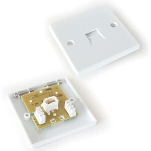 Loops BT Extension Single Telephone Socket IDC Terminals 3/6A Wall Outlet Plate Loops BT Extension Single Telephone Socket IDC Terminals 3/6A Wall Outlet Plate
