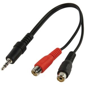 Loops 0.2m 3.5mm Stereo Jack Plug to 2 RCA PHONO Female Cable AUX Socket Adapter Loops 0.2m 3.5mm Stereo Jack Plug to 2 RCA PHONO Female Cable AUX Socket Adapter