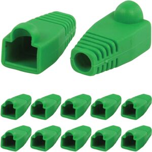 Loops 10x Green RJ45 Strain Relief Network Cable CAT5/6 Connector Boot Cover Cap End Loops 10x Green RJ45 Strain Relief Network Cable CAT5/6 Connector Boot Cover Cap End
