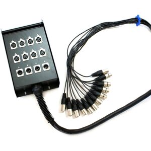Loops 40m 12 Way XLR 3 Pin Multicore Loom Snake Cable *8 Input 4 Returns* Stage Box Loops 40m 12 Way XLR 3 Pin Multicore Loom Snake Cable *8 Input 4 Returns* Stage Box