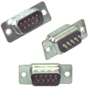 Loops 9 pin Male D Sub Chassis Connector Solder Plug RS232 Computer PC Serial Loops 9 pin Male D Sub Chassis Connector Solder Plug RS232 Computer PC Serial